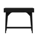 Ian Large Office Desk | 2 Felt Lined Drawers | Modern Black Wood 36"