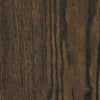May 34" Oversize Nightstand | 2 Drawers | Antique Gold Knobs |  Dark Brown