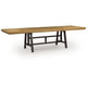 Dani Dining Table | 84-120" Extendable Leafs | Oak Brown and Black