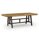 Dani Dining Table | 84-120" Extendable Leafs | Oak Brown and Black