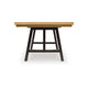 Dani Dining Table | 84-120" Extendable Leafs | Oak Brown and Black