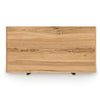 Alia Tall Dresser Chest | 5 Drawers | Nickel Knobs | Natural Oak Brown