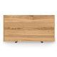 Alia Tall Dresser Chest | 5 Drawers | Nickel Knobs | Natural Oak Brown