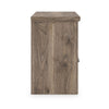 Cota Nightstand | 2 Drawers with Bronze Handles | USB Port | Dark Brown