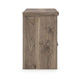 Cota Nightstand | 2 Drawers with Bronze Handles | USB Port | Dark Brown
