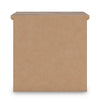 Cota Nightstand | 2 Drawers with Bronze Handles | USB Port | Dark Brown