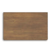 Fedz Oversized Nighstand with 3 Drawers | Bun Feet | Chestnut Brown Wood