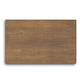 Fedz Oversized Nighstand with 3 Drawers | Bun Feet | Chestnut Brown Wood