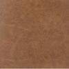 Cia Dining Side Chair Set of 2 | Brown Faux Leather| Metal Frame Gold