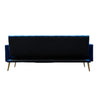 Jera Modern Convertible Sofa Bed | Tufted Royal Blue Velvet | 75"