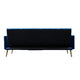Jera Modern Convertible Sofa Bed | Tufted Royal Blue Velvet | 75"