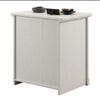 Jori Bedside Nightstand | 2 Drawers | USB Ports | 1 Open Shelf | White
