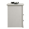 Jori Bedside Nightstand | 2 Drawers | USB Ports | 1 Open Shelf | White