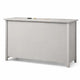 Kori Wide Dresser | 6 Drawers with Silver Bar Handles | White