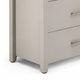 Kori Wide Dresser | 6 Drawers with Silver Bar Handles | White