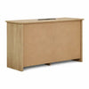 Kori Wide Dresser | 6 Drawers with Black Handles | Light Oak Brown