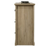 Jori Wide Dresser | 6 Drawers with Split Top | Black Handles | Oak Brown