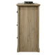Jori Wide Dresser | 6 Drawers with Split Top | Black Handles | Oak Brown