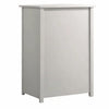 Kori Tall Dresser Chest | 4 Drawers with Silver Bar Handles | White