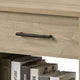 Kori Nightstand | 1 Drawer and Open Shelf | Black Pulls | Oak Brown
