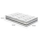 Lesi Full Hybrid Mattress | Green Tea Infused | Quilted Cover | 12"