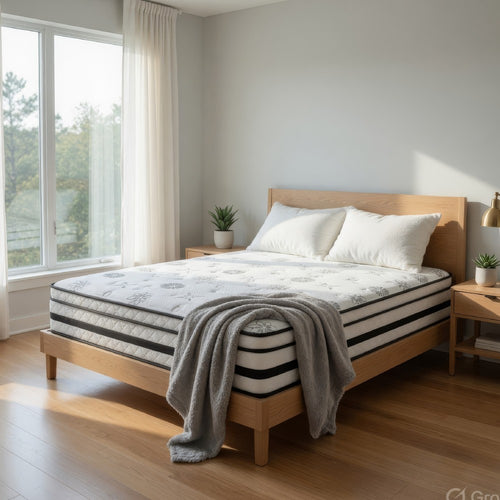 Lesi Full Hybrid Mattress | Green Tea Infused | Quilted Cover | 12"
