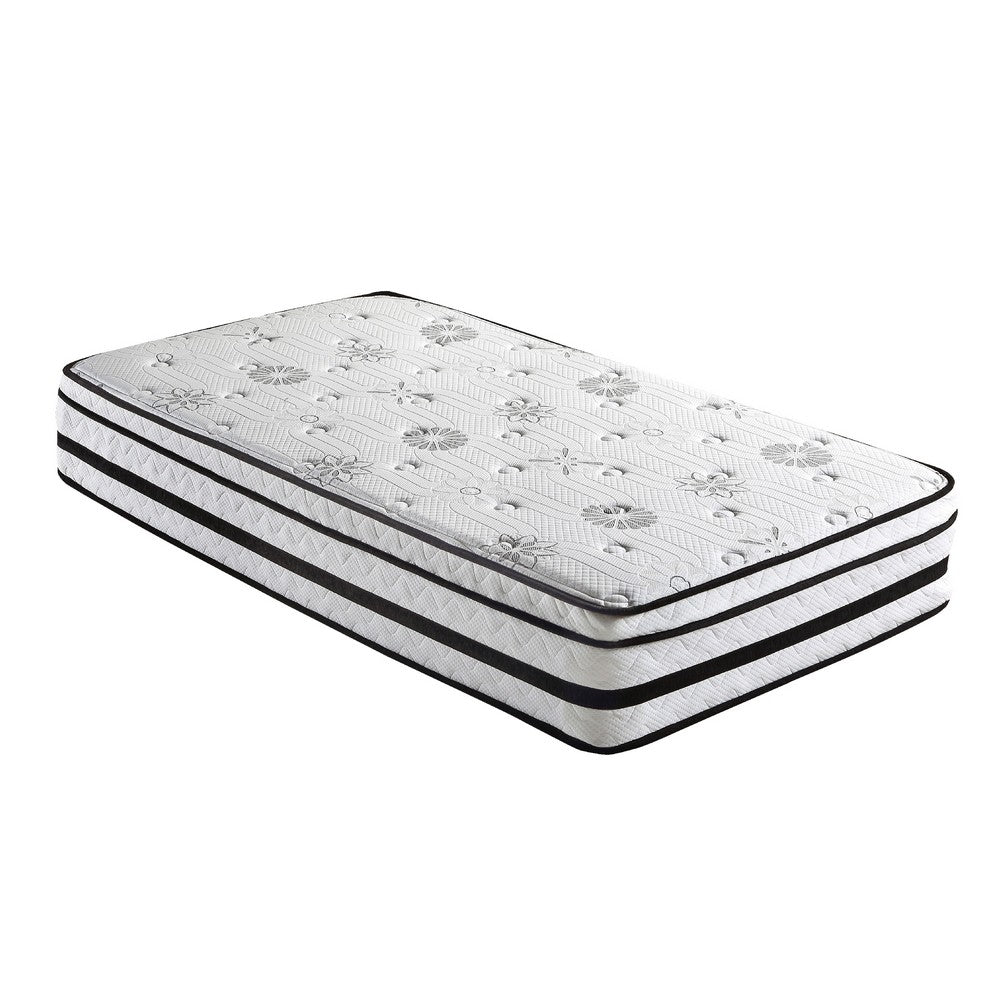 Lesi Twin Hybrid Mattress | Green Tea Infused | Quilted Cover | 12"
