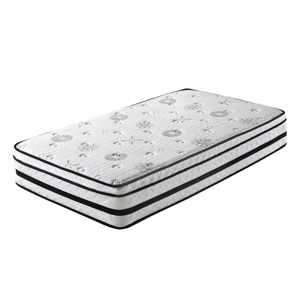 Lesi Twin Hybrid Mattress | Green Tea Infused | Quilted Cover | 12"