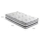 Lesi Twin Hybrid Mattress | Green Tea Infused | Quilted Cover | 12"