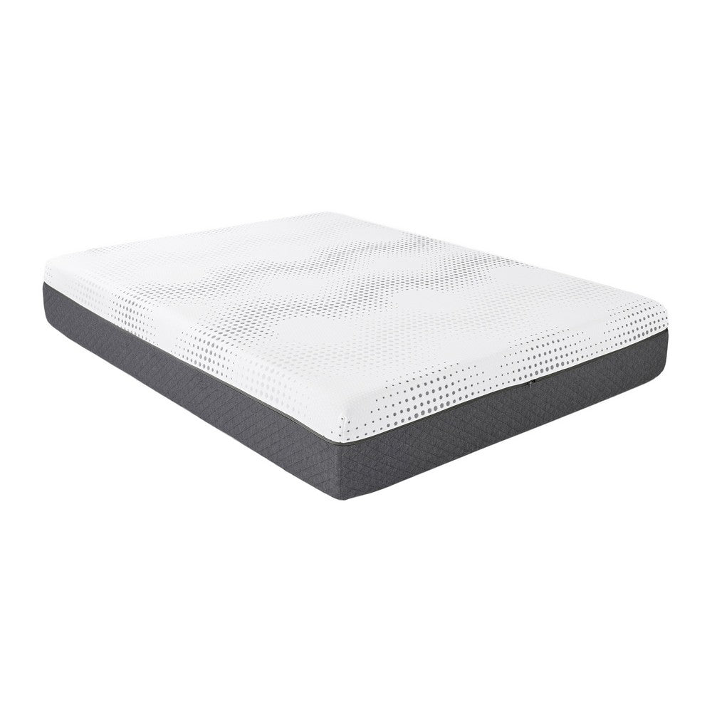 Fezy Queen Size Hybrid Mattress | Green Tea Gel Infused | 12" Firm