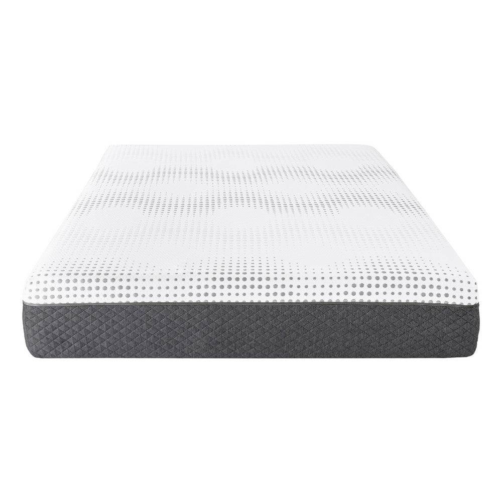 Fezy Queen Size Hybrid Mattress | Green Tea Gel Infused | 12" Firm