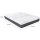 Fezy Queen Size Hybrid Mattress | Green Tea Gel Infused | 12" Firm