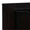 Liza Nightstand | 2 Drawers | Recessed Handles | Tapered Legs | Black