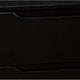 Liza Nightstand | 2 Drawers | Recessed Handles | Tapered Legs | Black