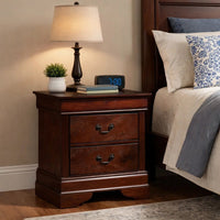 Cherry Brown, Antique Nickel