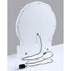 3pc Vanity Set with LED Mirror | Cushioned Stool | 2 Drawers | White