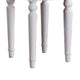 Enay 3pc Vanity Set with Padded Stool | Mirror | 5 Drawers | Glam White