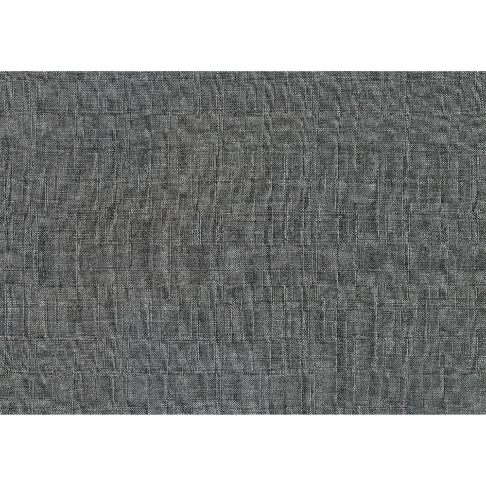 Accent Bench w Lift Top Storage | Tufted Gray Polyester | Walnut Brown 50"