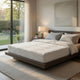 Queen Mattress | Firm Gel Memory Foam | Tencel Polyester Cover White 10"