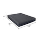 Maya Queen Mattress | Green Tea Gel-Infused Memory Foam | Gray Fabric 11"
