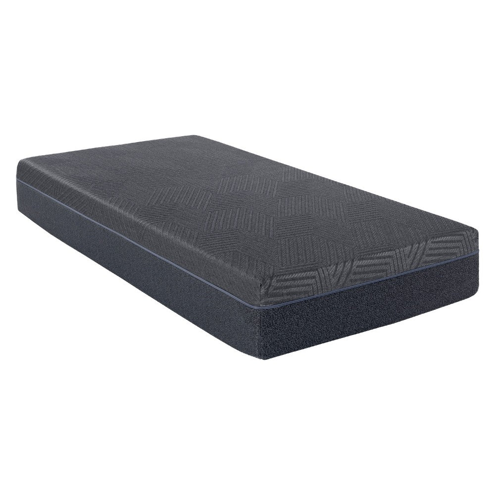 Maya Twin Mattress | Green Tea Gel-Infused Memory Foam | Gray Fabric 11"