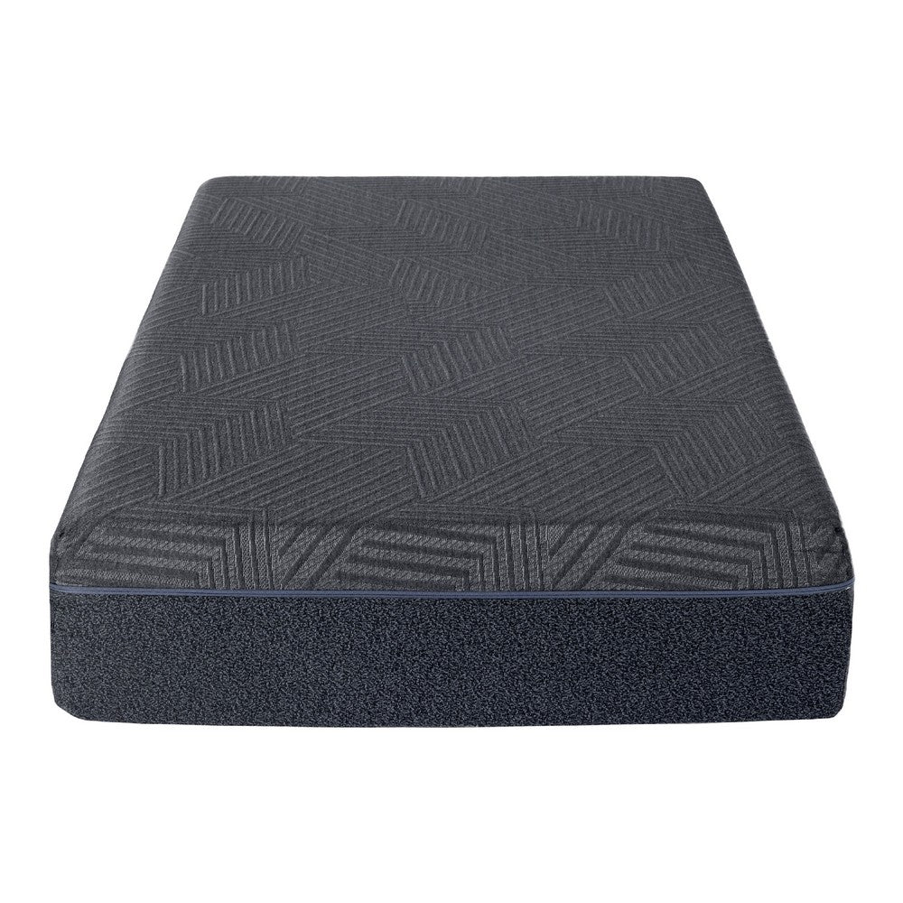Maya Twin Mattress | Green Tea Gel-Infused Memory Foam | Gray Fabric 11"