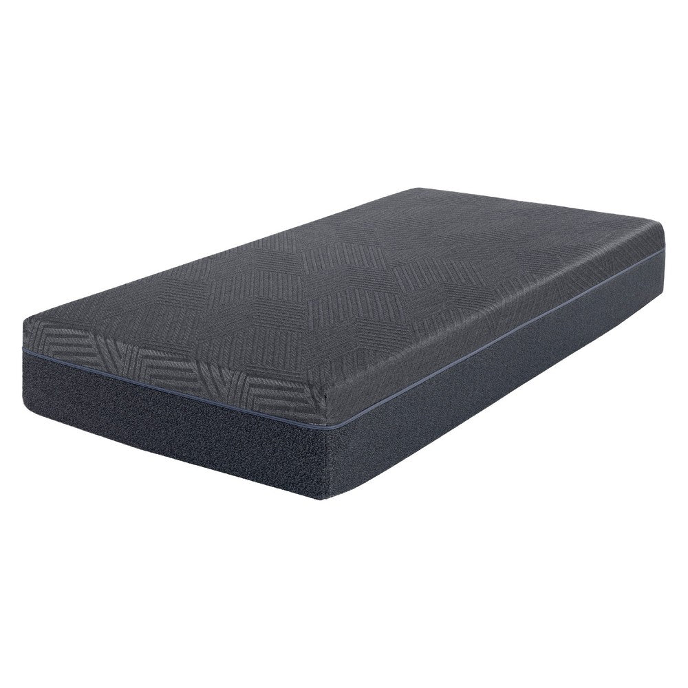 Maya Twin Mattress | Green Tea Gel-Infused Memory Foam | Gray Fabric 11"