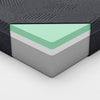 Maya Twin Mattress | Green Tea Gel-Infused Memory Foam | Gray Fabric 11"