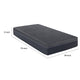 Maya Twin Mattress | Green Tea Gel-Infused Memory Foam | Gray Fabric 11"