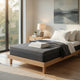 Maya Twin Mattress | Green Tea Gel-Infused Memory Foam | Gray Fabric 11"