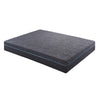 Hira Queen Hybrid Mattress | Medium Comfort Gel Foam | Gray Polyester 11"