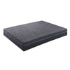 Hira Queen Hybrid Mattress | Medium Comfort Gel Foam | Gray Polyester 11"
