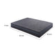 Hira Queen Hybrid Mattress | Medium Comfort Gel Foam | Gray Polyester 11"
