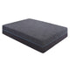 Hira Queen Hybrid Mattress | Medium Comfort Gel Foam | Gray Polyester 14"